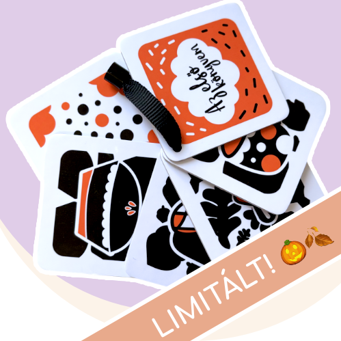 Őszi kontrasztos babakönyv