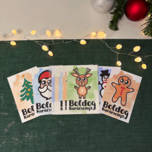 Ünnepi ajándék címkék