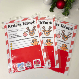 Mikulás levél papír csomag