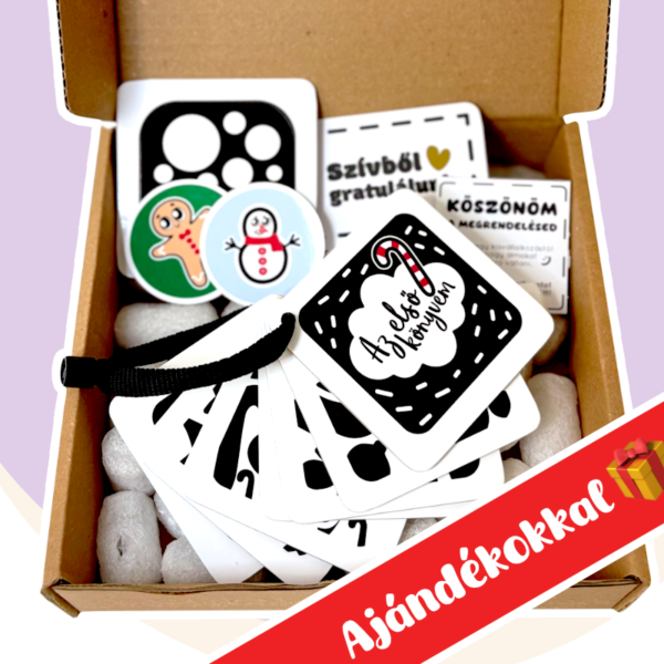 kontrasztos téli baba könyv csomag